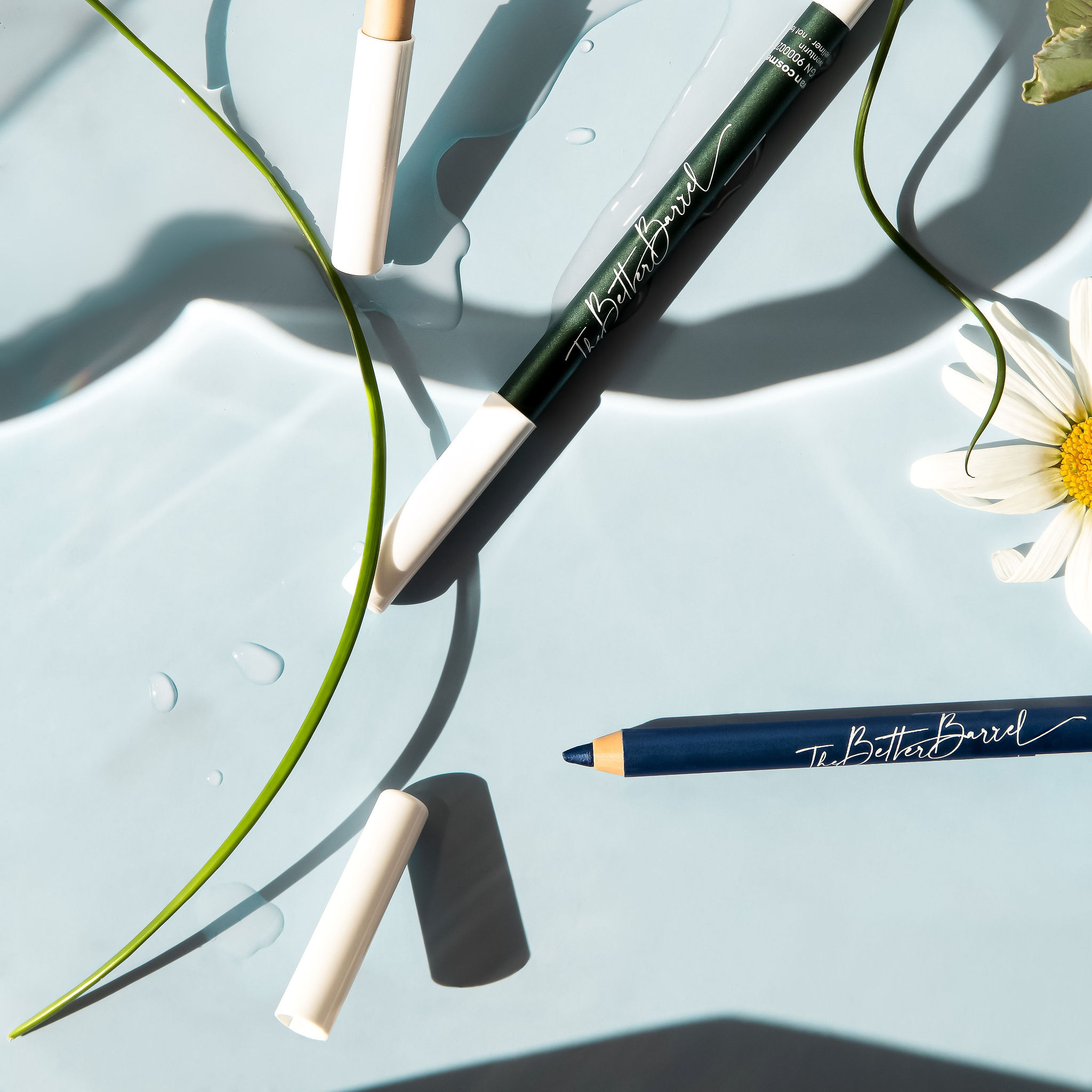 Schwan Cosmetics’s color cosmetic pencils made with sustainable Sulapac materials, ‘TheBetterBarrel’.
