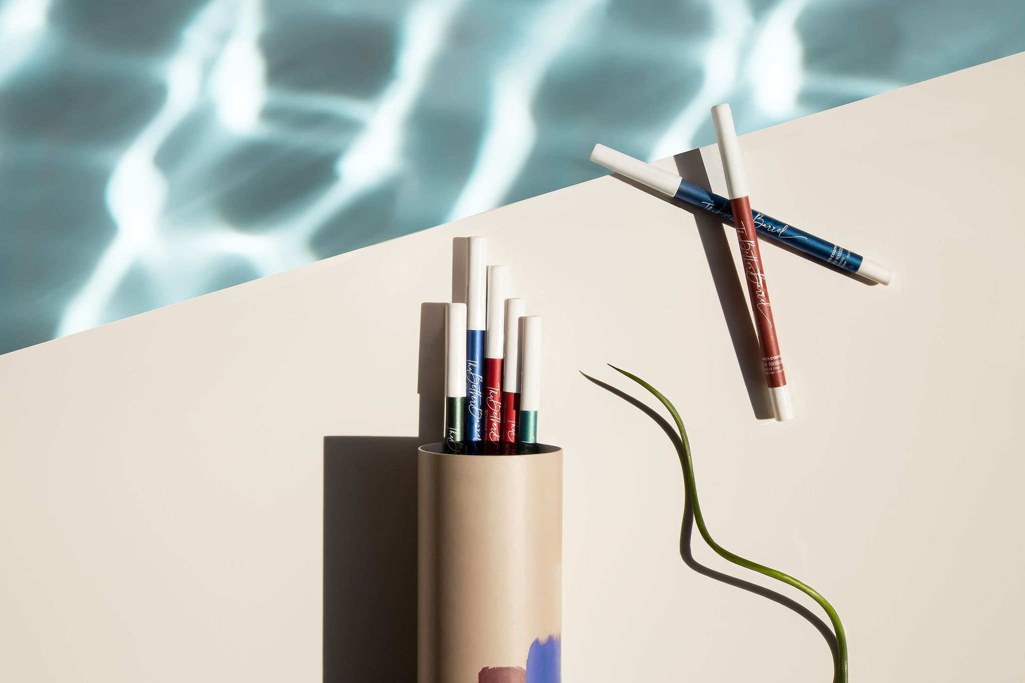 Schwan Cosmetics’s color cosmetic pencils made with sustainable Sulapac materials, ‘TheBetterBarrel’.
