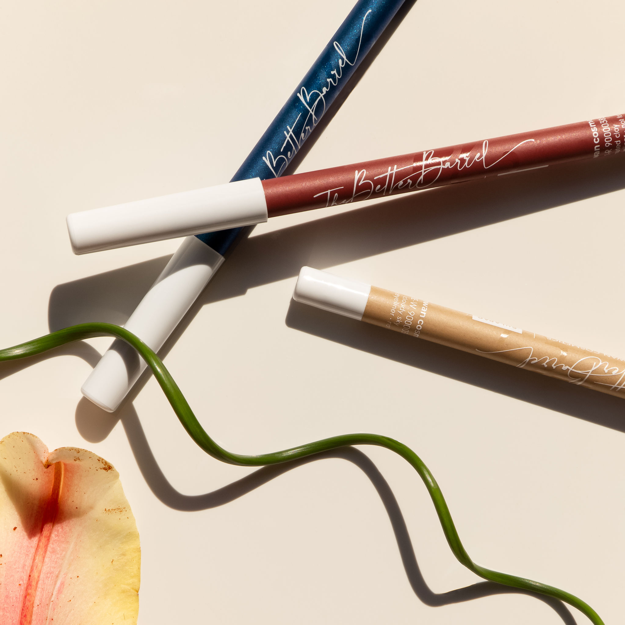 Schwan Cosmetics’s color cosmetic pencils made with sustainable Sulapac materials, ‘TheBetterBarrel’.