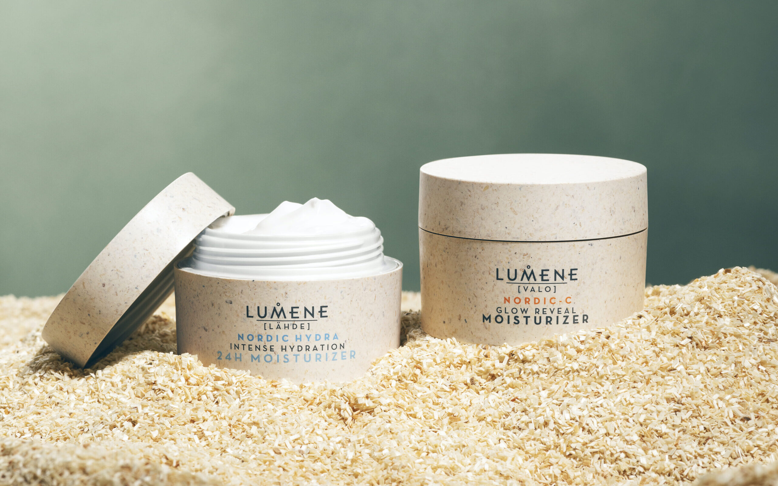 Sulapac packaging by Finnish cosmetic brand Lumene